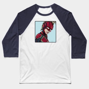 Girl With Space Mohawk Baseball T-Shirt